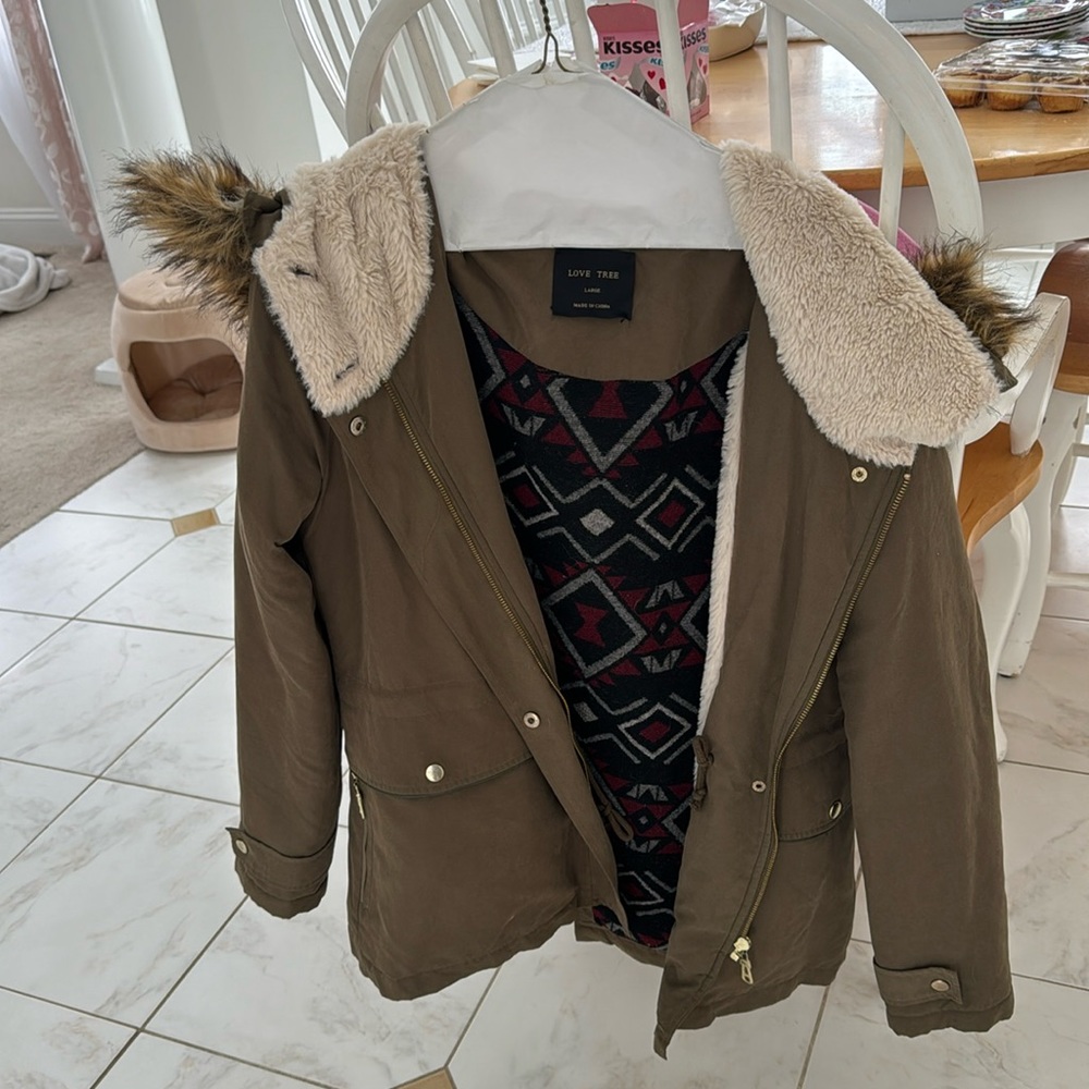 Army green jacket